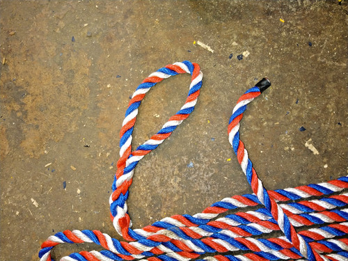 Mooring ropes red white and - ropes,,