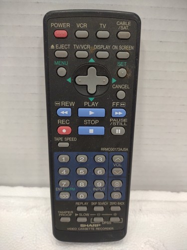 Sharp video cassette recorder - cassette,