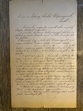 Old vintage document letter - old,