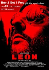 Leon The Professional 1994 Teaser Movie Poster