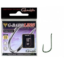 Gamakatsu G-Barbless Gamma Green Spade End 15 Pack Gama Green