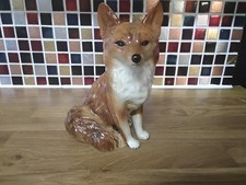fox ornament 6.5 ins tall