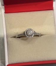 illusion set halo 0.25ct