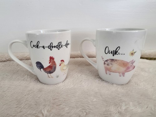 The farm collection mugs - the,