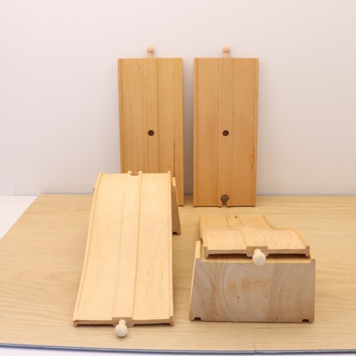 Wooden train track road and - wooden,