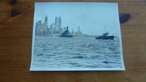 Ww2 original press photo - photo, hms
