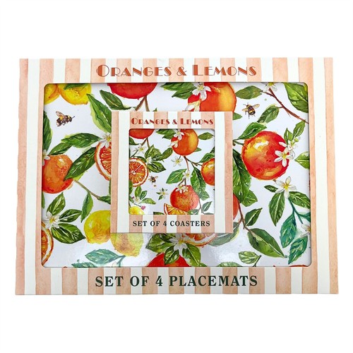 Oranges lemons placemats - oranges, and