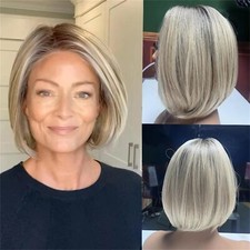 100% human Hair Lace Front Ash