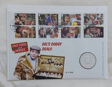 Only Fools And Horses Dels Dodgy Deals Medal Coin Cover No 01288