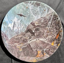 Lord of the Rings Plate, Danbury Mint, At The Foot of Mount Doom, Ted Nasmith