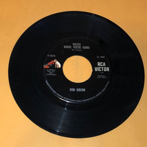 Don gibson watch where you - don,