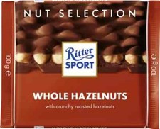 Ritter Sport Chocolate Whole Hazelnut Bars 100g Retro Gift For New Year