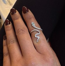 925 Sterling Silver Snake Ring