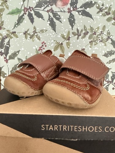 Brown leather start - brown, start-rite,
