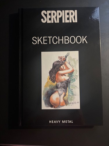 Serpieri sketchbook hardcover - sketchbook,