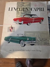 1952 Lincoln Capri sales