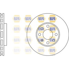 2x Brake Discs Vented For Opel