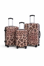 4 Wheel Leopard Print Hard