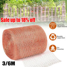 6M Copper Mesh Pest Control Rodent Proof Copper Wire Wool Roll Accessories
