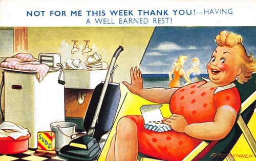 Bamforth seaside comic - bamforth,