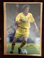 Signed Steve McManaman Photo 12x8 Liverpool FC LFC Champions 97/98 Shirt w/ COA