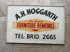 Vintage 1950s BRIDLINGTON SIGN