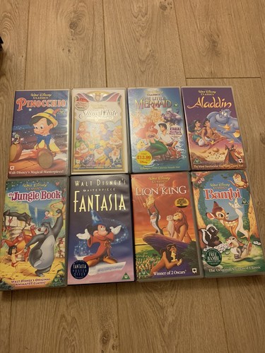 Disney old vhs - old, bundle!