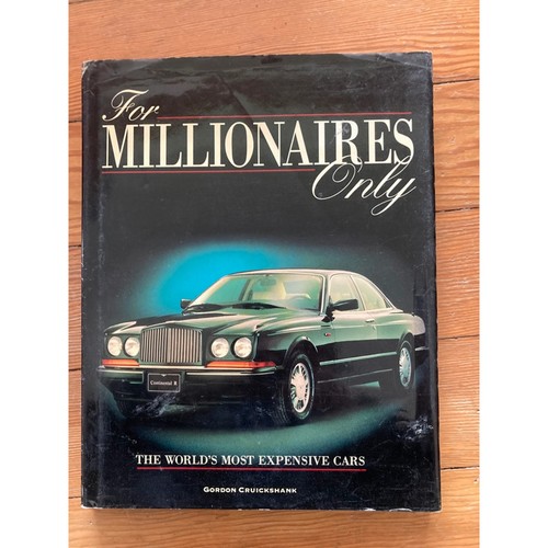 For millionaires only - for,