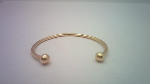 Baby gold torque - gold, bangle