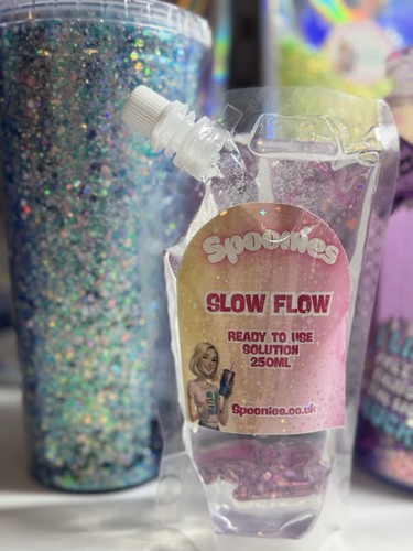 Slow flow snow globe - slow, solution