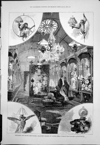 Old antique print - print, williams