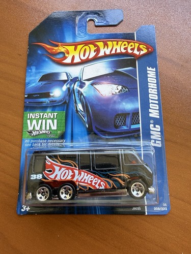 Hot wheels black gmc motor - black,