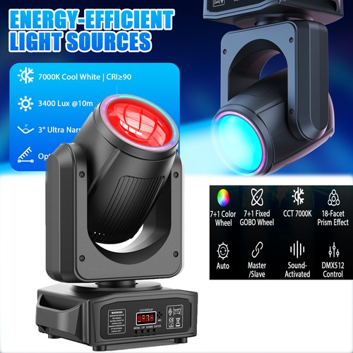 200w 18prism rgbw - gobo, beam