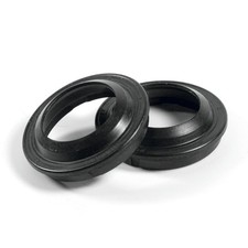 Motorcycle Fork Dust Seals 41 x 53mm (Pair) Front Black Rubber DSEAL011 Unit