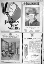 Old 1930 Amylyte Canadian Club Whisky Reigate Premutit Henry Heath Ci 20th
