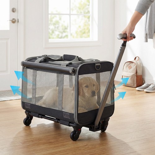 Rolling pet dog - pet, carrier