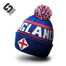 England Pompom Beanie Hat -