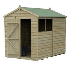 8x6 wooden garden shed - wooden,