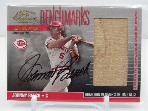Johnny bench 2001 donruss - johnny,