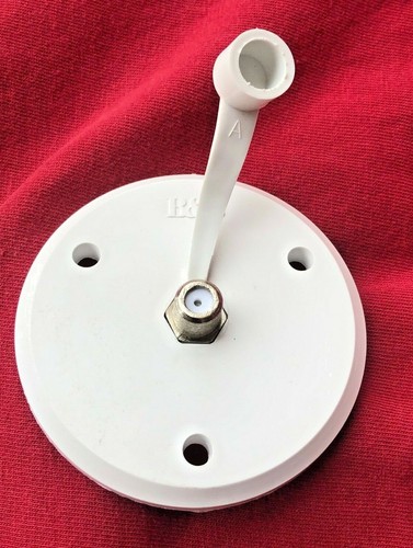 Exterior white cable tv - white,