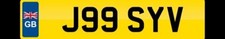 JESSY V NUMBER PLATE JESS J99