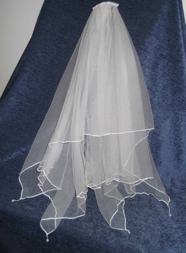 Handkerchief bridal veil - handkerchief,