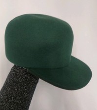 KENZO green felt woman's cap. Size M
