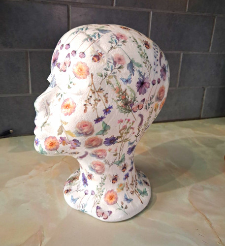 Floral human head - human,