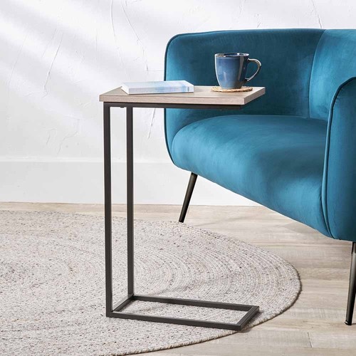Shaped sofa table metal legs - sofa,
