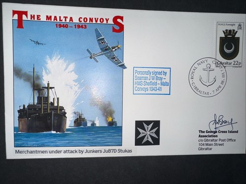 Stamps malta convoy - convoy, signed
