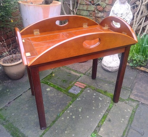 Antique vintage wooden butlers - antique,