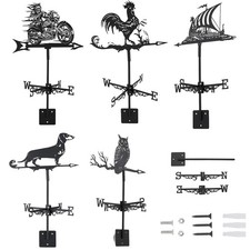 Black Metal Weather Vane Wind