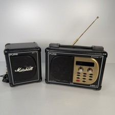 Marshall Pure Evoke-1XT DAB Radio With XT-1 Speaker - fully working
