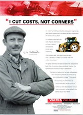 Valtra Valmet Tractors Vintage advert 2000